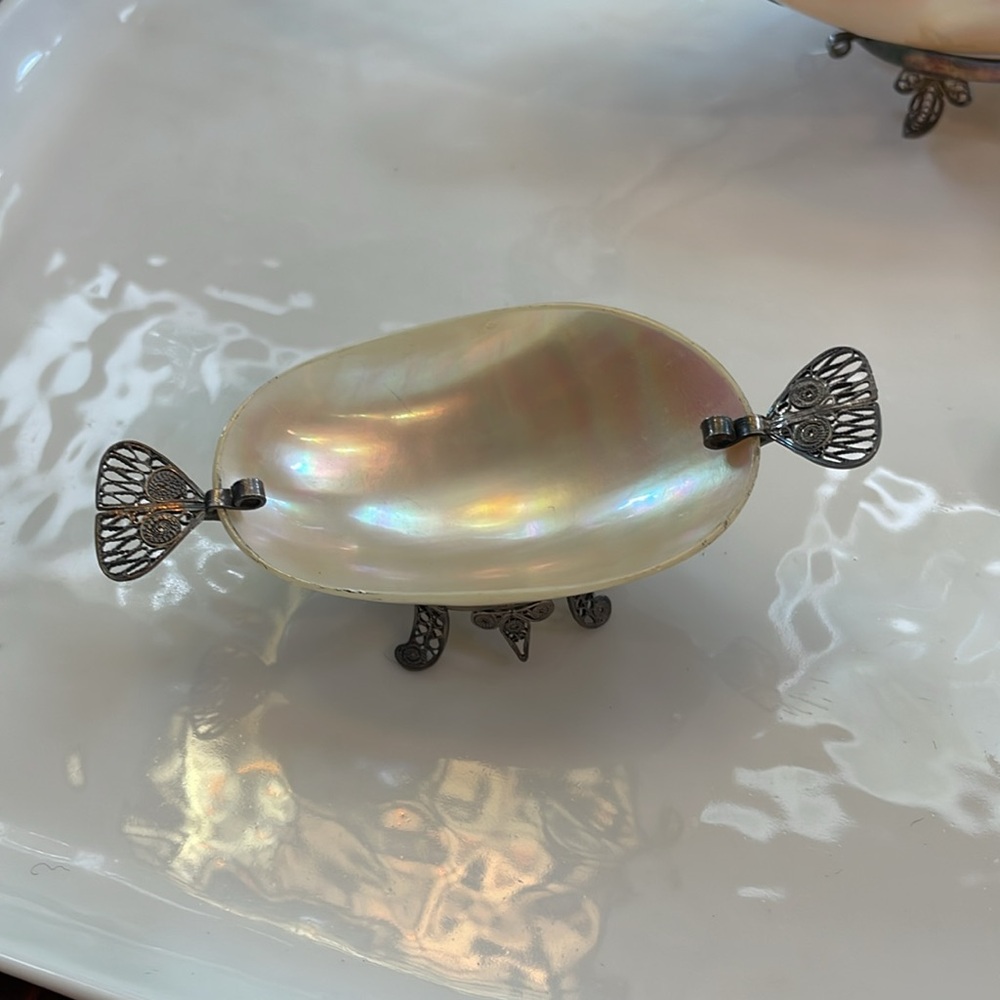 19th century antique Russian caviar dishes(4 total) - Picture 2 of 10
